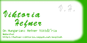 viktoria hefner business card